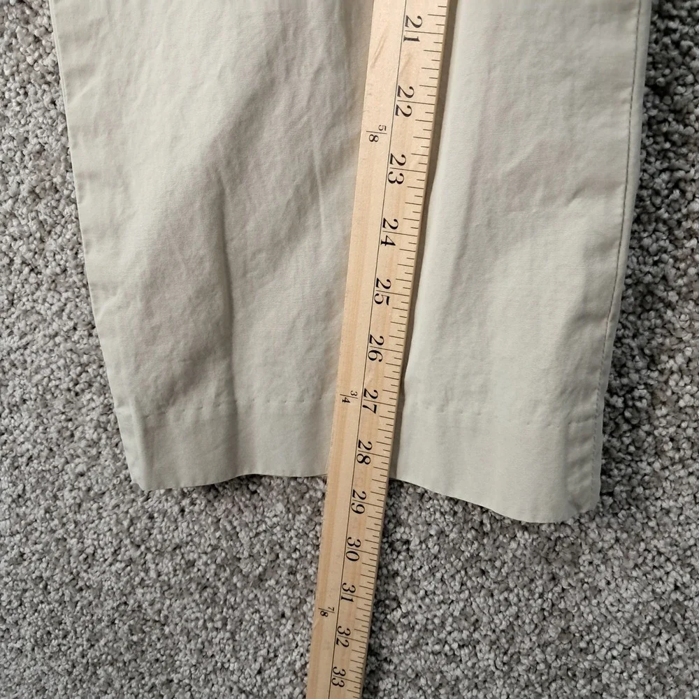 Banana Republic Mens Dress Chino Khaki Tan‎ Pants 34x30 (Actual 28x28)